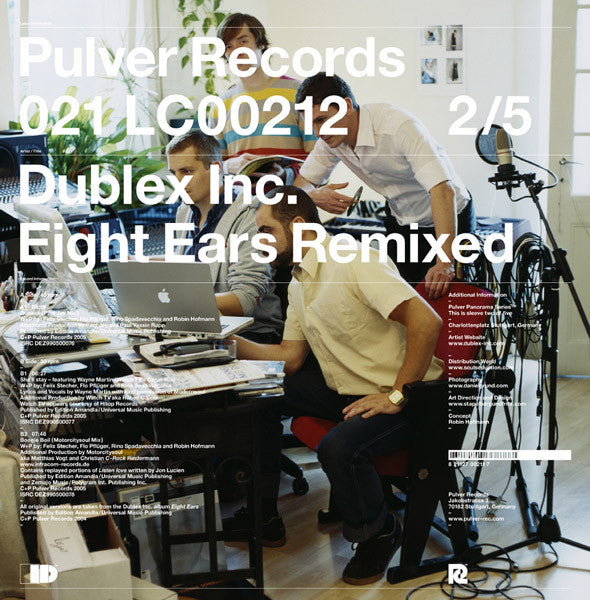 Dublex Inc. : Eight Ears Remixed (12")
