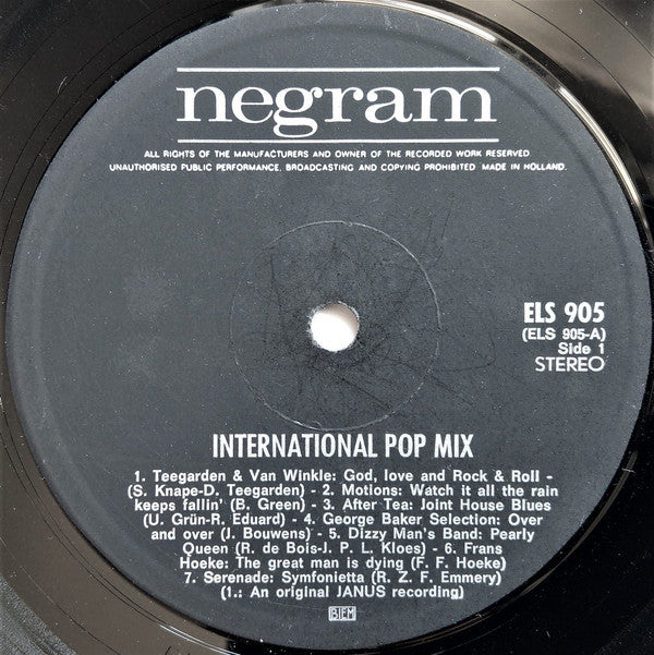 Various : International Pop Mix (LP, Comp)