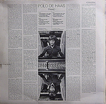 Polo De Haas : Polo De Haas: Prokofiev - Berio - De Haas - Ives - L. Andriessen (LP, Album)