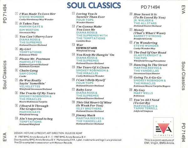 Various : Soul Classics (CD, Comp)