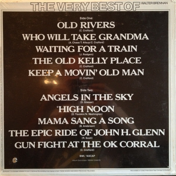 Walter Brennan : The Very Best Of Walter Brennan (LP, Comp)