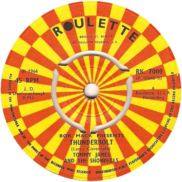 Tommy James And The Shondells* : Hanky Panky (7", Single)