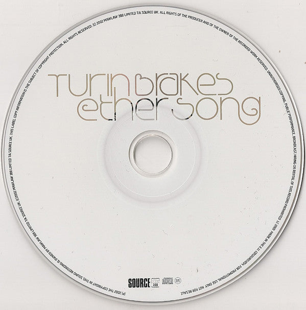 Turin Brakes : Ether Song (CD, Album, Promo)