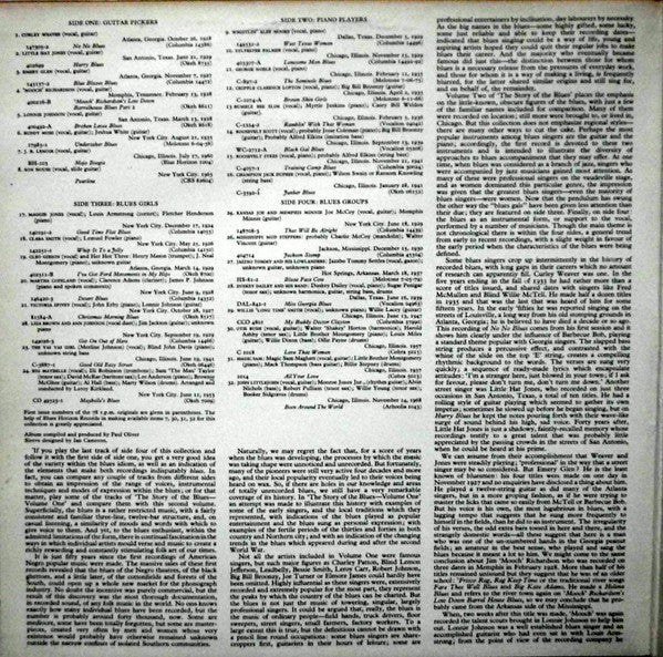 Various : The Story Of The Blues, Vol. 2 (2xLP, Comp, Mono, Gat)