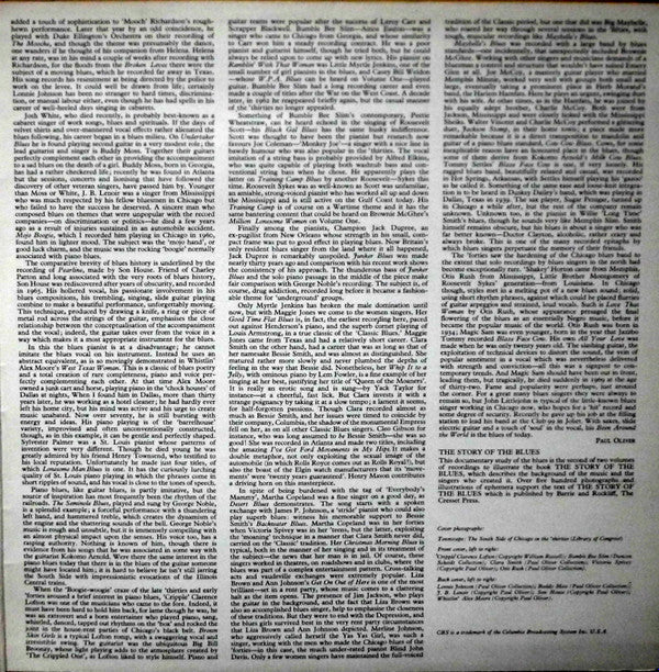 Various : The Story Of The Blues, Vol. 2 (2xLP, Comp, Mono, Gat)