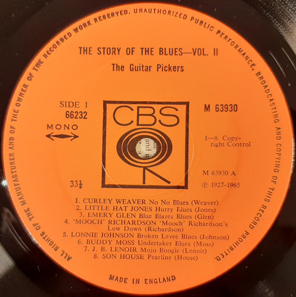 Various : The Story Of The Blues, Vol. 2 (2xLP, Comp, Mono, Gat)