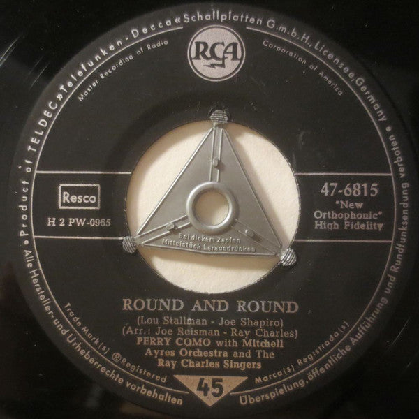 Perry Como : Round And Round / Mi Casa, Su Casa (7", Single)