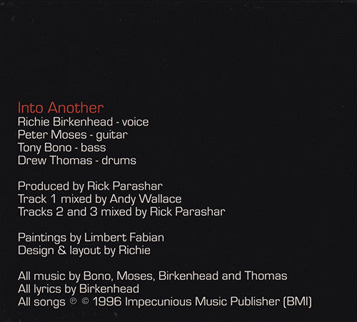 Into Another : T.A.I.L. (CD, Promo)