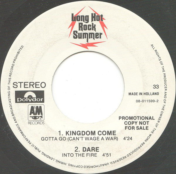 Various : Long Hot Rock Summer (7", Promo)