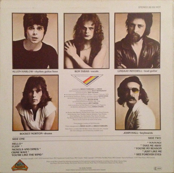 Prism (7) : See Forever Eyes (LP, Album)