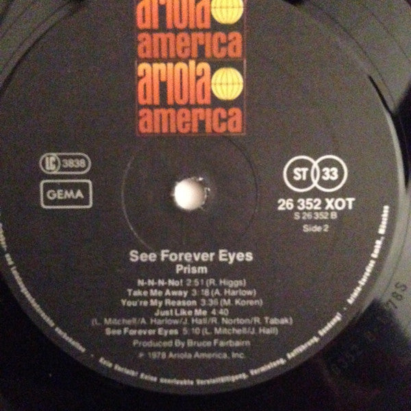 Prism (7) : See Forever Eyes (LP, Album)