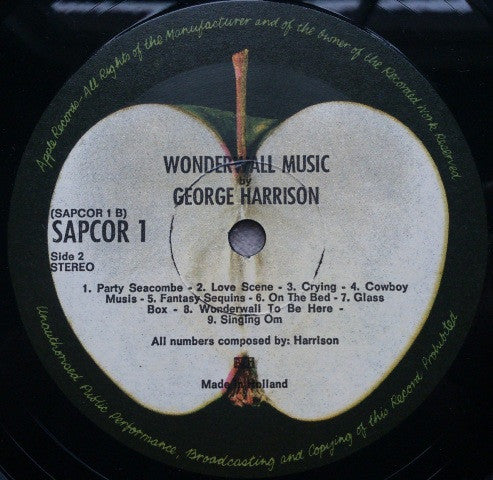 George Harrison : Wonderwall Music (LP, Album)
