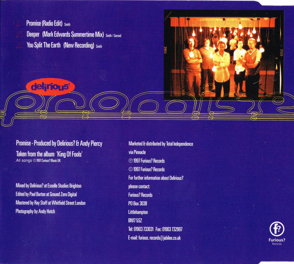 Delirious? : Promise (CD, Single, CD1)