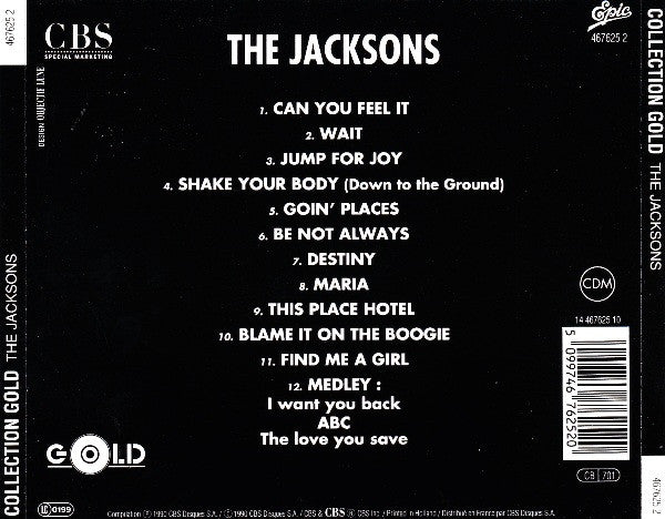 The Jacksons : Collection Gold (CD, Comp)