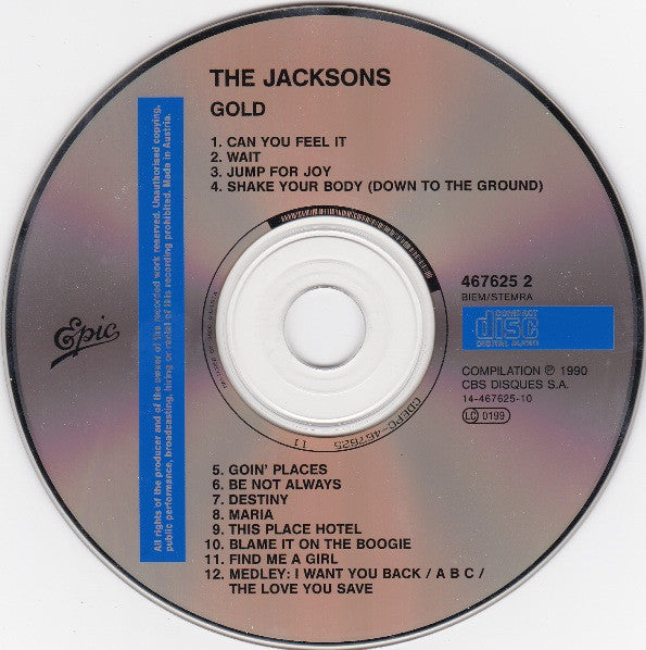 The Jacksons : Collection Gold (CD, Comp)