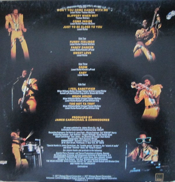 Commodores : Live! (2xLP, Album)