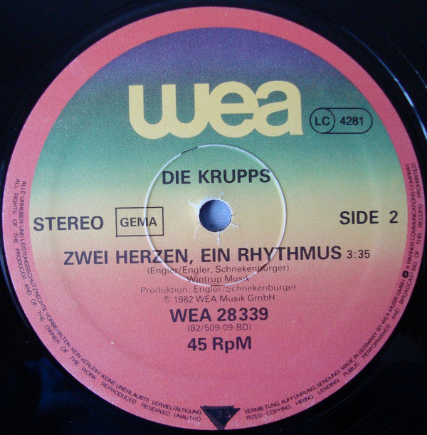 Die Krupps : Goldfinger (12", Maxi, Ltd)