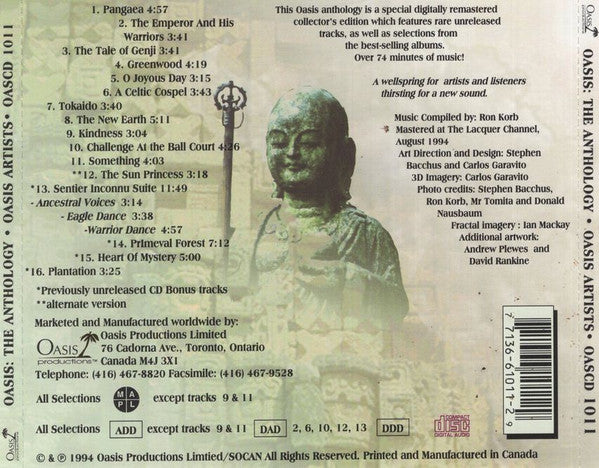 Various : Oasis: The Anthology (CD, Comp)