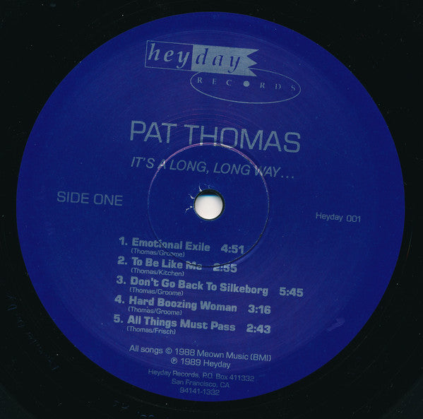 Pat Thomas (2) : It's A Long, Long Way To Omaha, Nebraska It's A Long, Long Way To Your Heart (LP, Album)