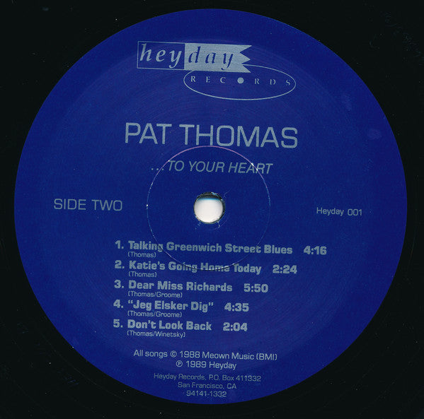 Pat Thomas (2) : It's A Long, Long Way To Omaha, Nebraska It's A Long, Long Way To Your Heart (LP, Album)