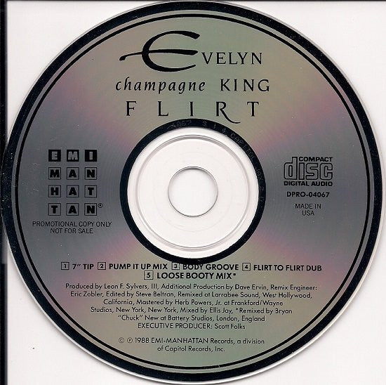 Evelyn King : Flirt (CD, Maxi, Promo)
