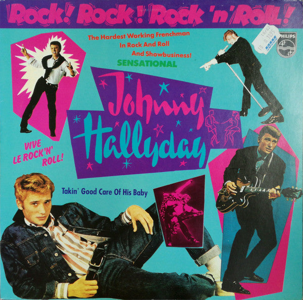 Johnny Hallyday : Rock! Rock! Rock 'N' Roll (LP, Comp, RE)