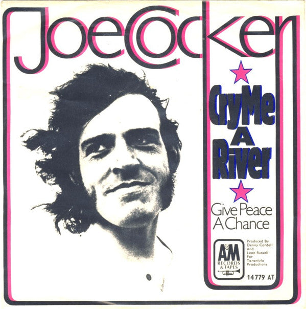 Joe Cocker : Cry Me A River (7", Single, Mono)