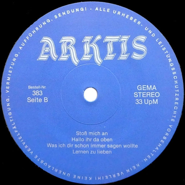 Arktis (4) : Novembermorgen (LP, Album)