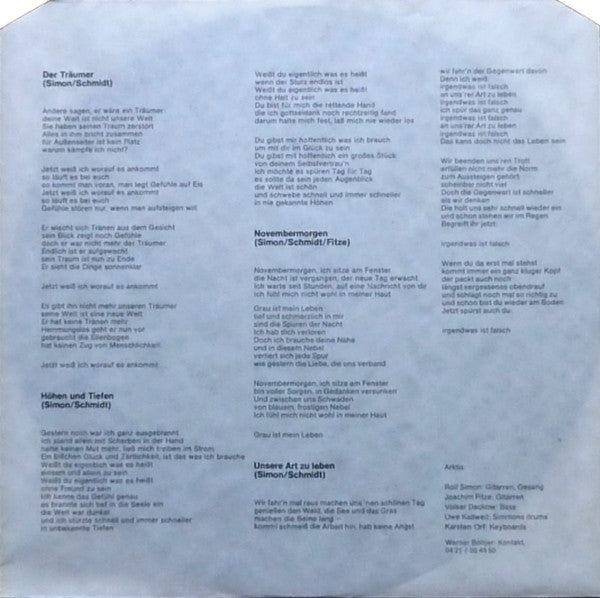 Arktis (4) : Novembermorgen (LP, Album)