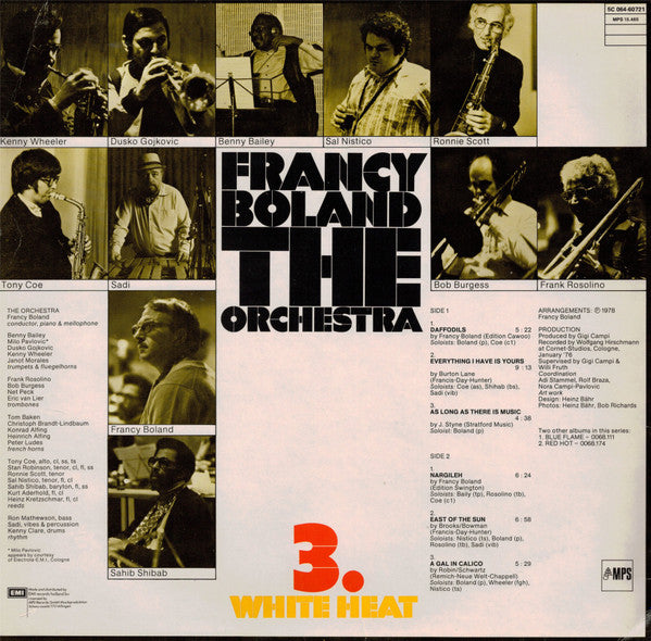 Francy Boland And Orchestra : 3. White Heat (LP, Album)