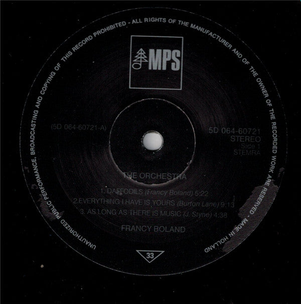 Francy Boland And Orchestra : 3. White Heat (LP, Album)