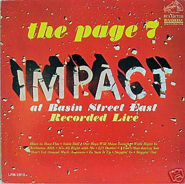 The Page 7 : Impact At Basin Street East (LP, Mono)