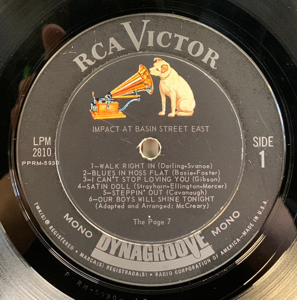 The Page 7 : Impact At Basin Street East (LP, Mono)