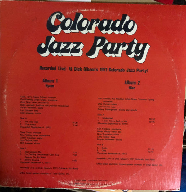 Various : Colorado Jazz Party (2xLP, Album)