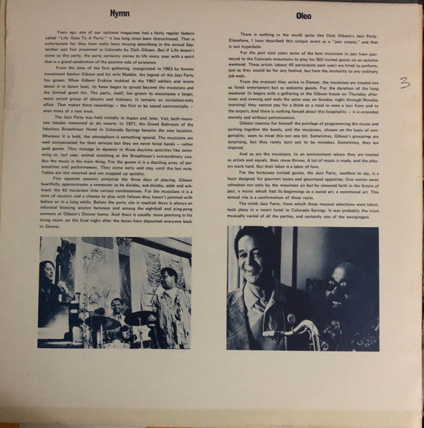 Various : Colorado Jazz Party (2xLP, Album)