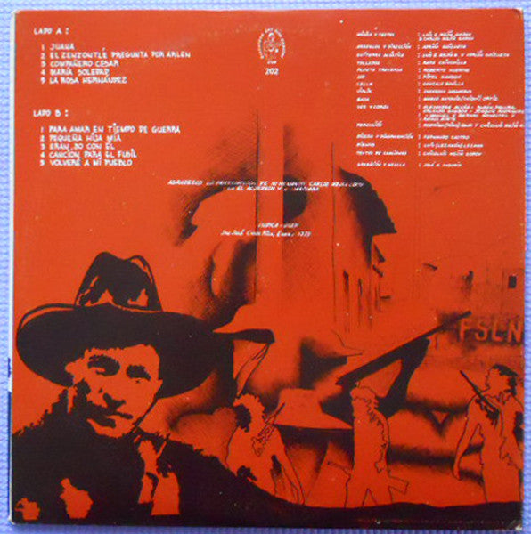 Luis Enrique Mejía Godoy : Amando En Tiempo De Guerra (LP, Album)