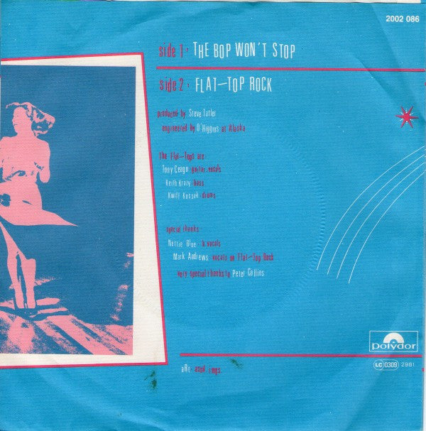 The Flat-Tops : The Bop Won't Stop (7", Single)