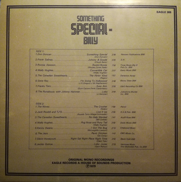 Various : Something Special-Billy (LP, Comp, Mono)