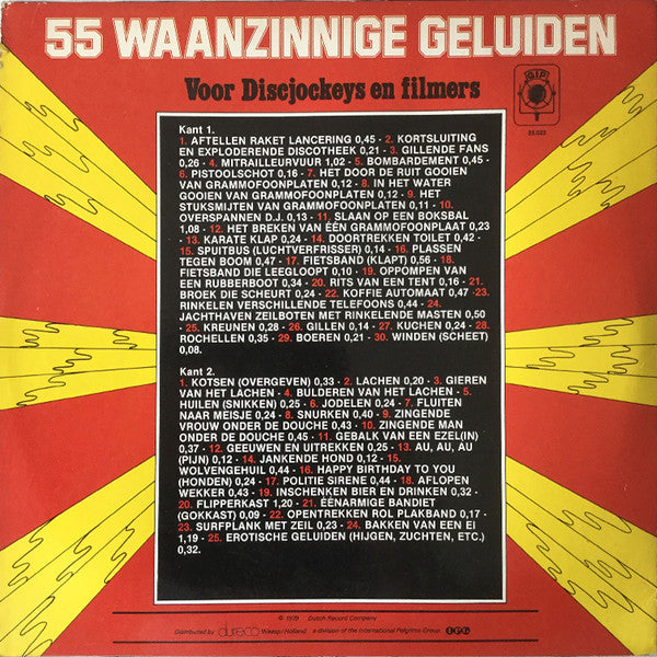 No Artist : 55 Waanzinnige Geluiden (LP)