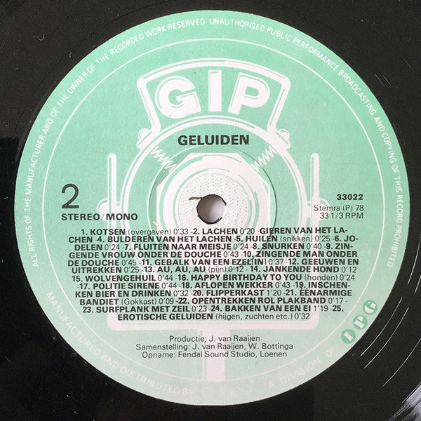 No Artist : 55 Waanzinnige Geluiden (LP)