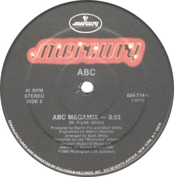 ABC : Vanity Kills (12", Com)