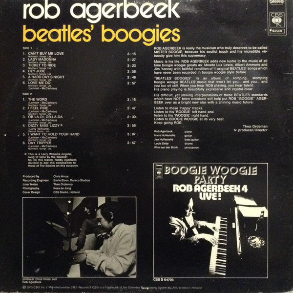 Rob Agerbeek : Beatles' Boogies (LP, Album)