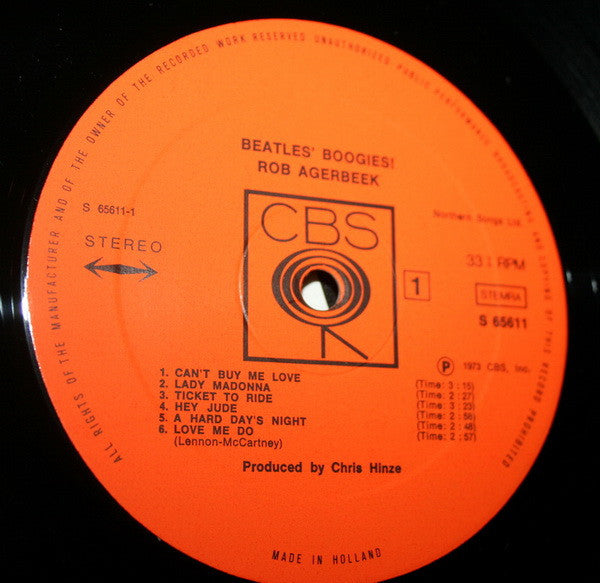 Rob Agerbeek : Beatles' Boogies (LP, Album)