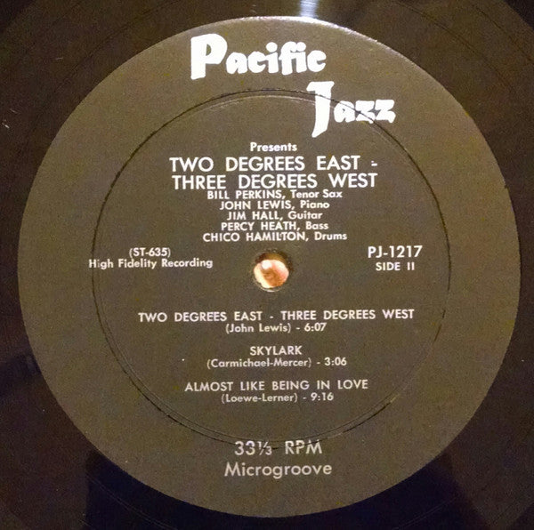 John Lewis (2), Percy Heath  /  Bill Perkins, Chico Hamilton, Jim Hall : Grand Encounter: 2° East - 3° West (LP, Album, Mono, Dee)