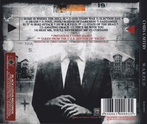 Chris Caffery : W.A.R.P.E.D. (CD, Album, Dig)