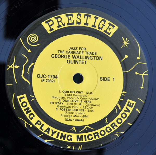 George Wallington Quintet : Jazz For The Carriage Trade (LP, Album, Mono, Ltd, RE, RM)