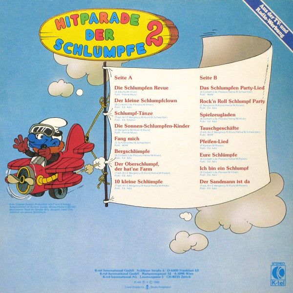 Die Schlümpfe* : Hitparade Der Schlümpfe 2 (LP, Album)