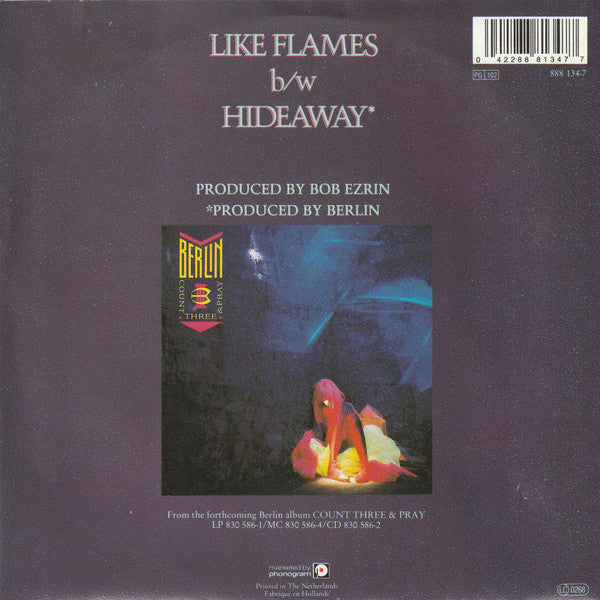 Berlin : Like Flames (7", Single)
