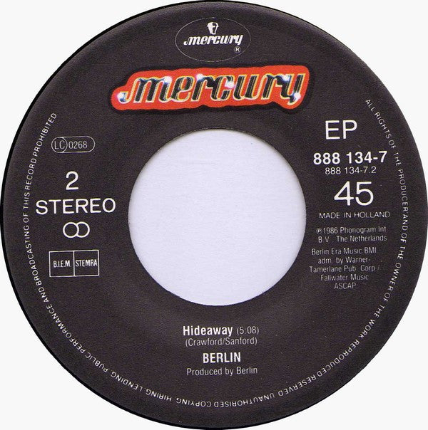 Berlin : Like Flames (7", Single)