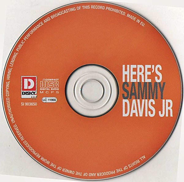Sammy Davis Jr. : Here's Sammy Davis Jr (CD, Comp)